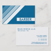 retro BARBER Visitekaartje (Voorkant / Achterkant)