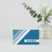 retro BARBER Visitekaartje (Staand voorkant)