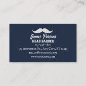 Retro  Barbershop Haar Stylist Barber Shop Visitekaartje (Achterkant)