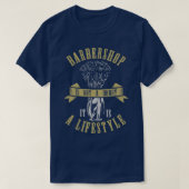RETRO BARBERSHOP LIFESTYL T SHIRT T-SHIRT SWEATER (Design voorkant)