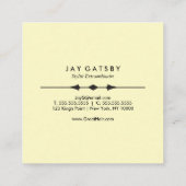 Retro Barbershop Visitekaartje (Achterkant)