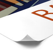 Retro Barcelona Vintage Travel Illustration Poster (Hoek)