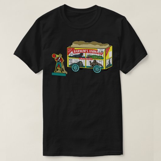 Retro Barnums Animal Crackers T-shirt (Design voorkant)