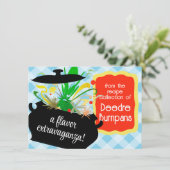 Retro barstende aroma's koken kookboek recept kaar kaart (Staand voorkant)