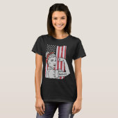 Retro Bartending Gezegde Mixoloog Barkeeper & Ba T-shirt (Voorkant volledig)