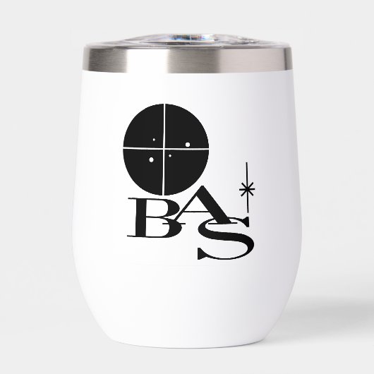 Retro BAS Roestvrijstalen Wijntrommel (Voorkant)