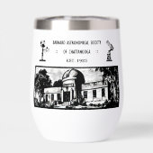 Retro BAS Roestvrijstalen Wijntrommel (Achterkant)