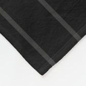 Retro Baseball ADD NAAM Pinstripe Team Speler Fleece Deken (Hoek)