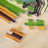 Retro Baseball Comics Legpuzzel (Zijkant)