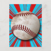RETRO BASEBALL-ONTWERP BRIEFKAART (Voorkant)