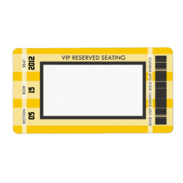 Retro Baseball Print je eigen adreslabel Etiket