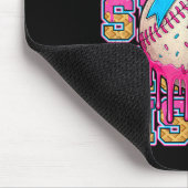 Retro Baseball Sister Ice Cream Drip Coquette Bow Muismat (Hoek)