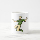 Retro Baseball Speler  Sport Graphic Koffiemok (Center)