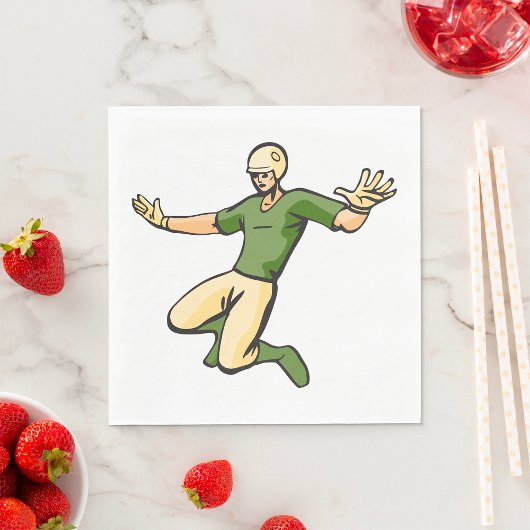 Retro Baseball Speler  Sport Graphic Servet