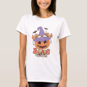 Retro Basic Heks - Halloween T-shirt (Voorkant)
