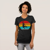 retro basketbal t-shirt (Voorkant volledig)
