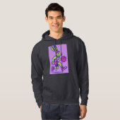 Retro Basketball Bunny Hoodie (Voorkant volledig)