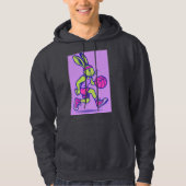 Retro Basketball Bunny Hoodie (Voorkant)