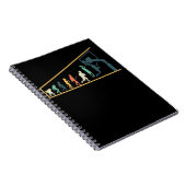 Retro Basketball Evolution Notitieboek (Rechterzijde)