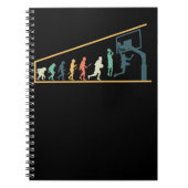Retro Basketball Evolution Notitieboek (Voorkant)