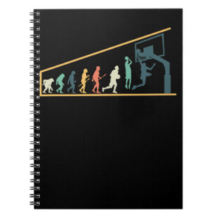 Retro Basketball Evolution Notitieboek