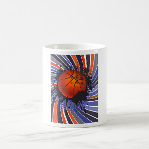 Retro Basketball Play Ball Sportkoffie Mok