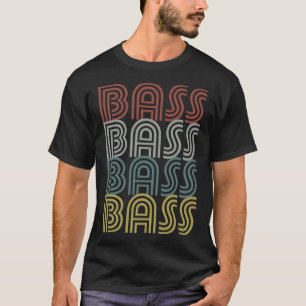 Retro BASS basgitaar speler bassist cadeau T-shirt