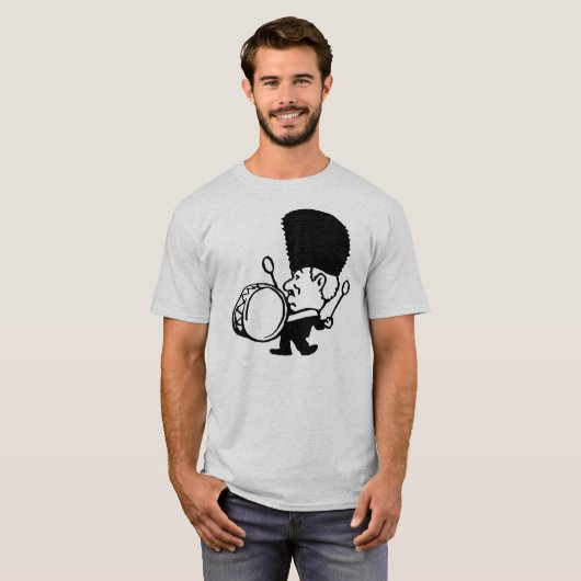 Retro Bass Drum T-shirt (Voorkant volledig)