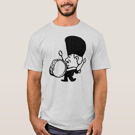 Retro Bass Drum T-shirt (Voorkant)