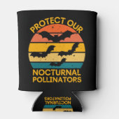 Retro Bat  Spooky Blikjeskoeler (Achterkant)