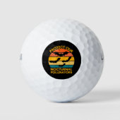 Retro Bat  Spooky Golfballen (Voorkant)
