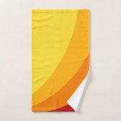 Retro Bath Towels- Beach Tropical Summer Colors Bad Handdoek (Handdoek)
