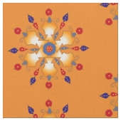 Retro Batik Stof (Close Up)