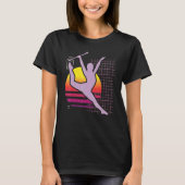 Retro Baton Twirling Majorette Baton Twirler T-shirt (Voorkant)