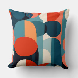 Retro Bauhaus Boog Kussen