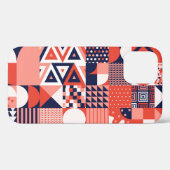 Retro Bauhaus ontwerp, kleurrijke geometrische. Case-Mate iPhone Case (Achterkant (horizontaal))