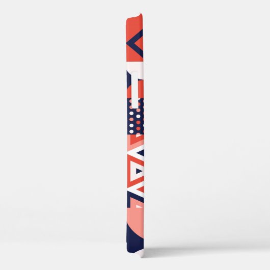 Retro Bauhaus ontwerp, kleurrijke geometrische. Case-Mate iPhone Case (Achterkant / Rechts)