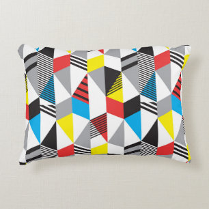 Retro Bauhaus Stijl: Naadloos Abstract Accent Kussen