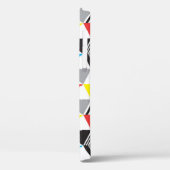 Retro Bauhaus Stijl: Naadloos Abstract Case-Mate iPhone Case (Achterkant / Links)