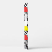 Retro Bauhaus Stijl: Naadloos Abstract Case-Mate iPhone Case (Achterkant / Rechts)