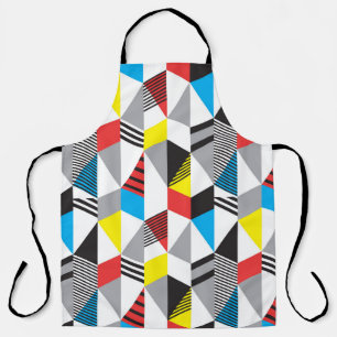 Retro Bauhaus Stijl: Naadloos Abstract Schort