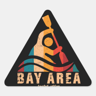 Retro Bay Area Kajakken Sticker