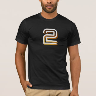 Retro BBC2 TV2 logo T-shirt