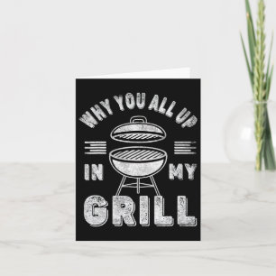 Retro BBQ Smoker  Waarom je allemaal in mijn meisj Kaart