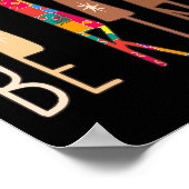 Retro Be Kind Hand Sign Language Asl Puzzle Autism Poster (Hoek)