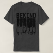 Retro Be Kind Sign Language Shirt for Men Deaf Awa (Design voorkant)