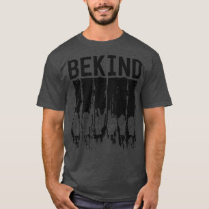 Retro Be Kind Sign Language Shirt for Men Deaf Awa