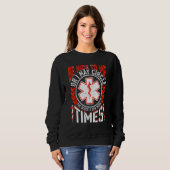 Retro Be Nice To Me  EMT AMR Emergency Paramedic Trui (Voorkant volledig)