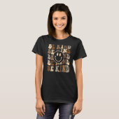 Retro be Sind Face Spread Kindness Anti Bu T-shirt (Voorkant volledig)