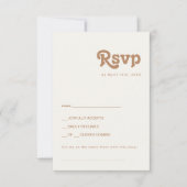 Retro Beach | Aqua Song Request RSVP Card (Voorkant)